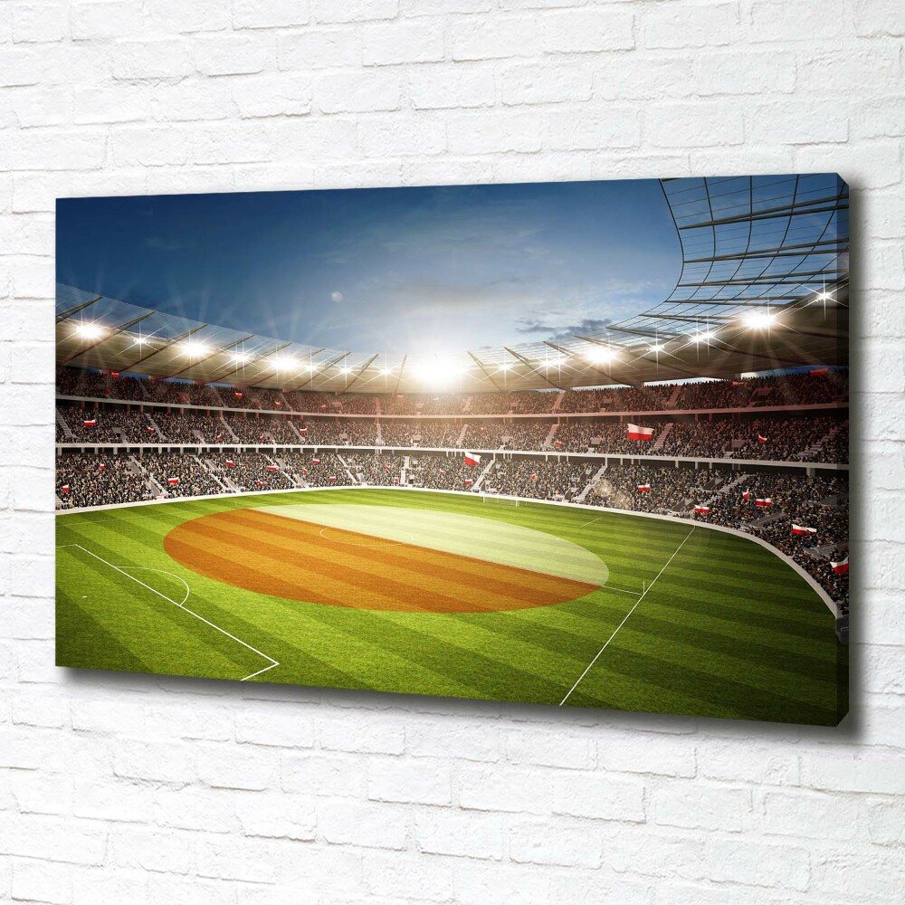 Canvas wall art Poland stadium