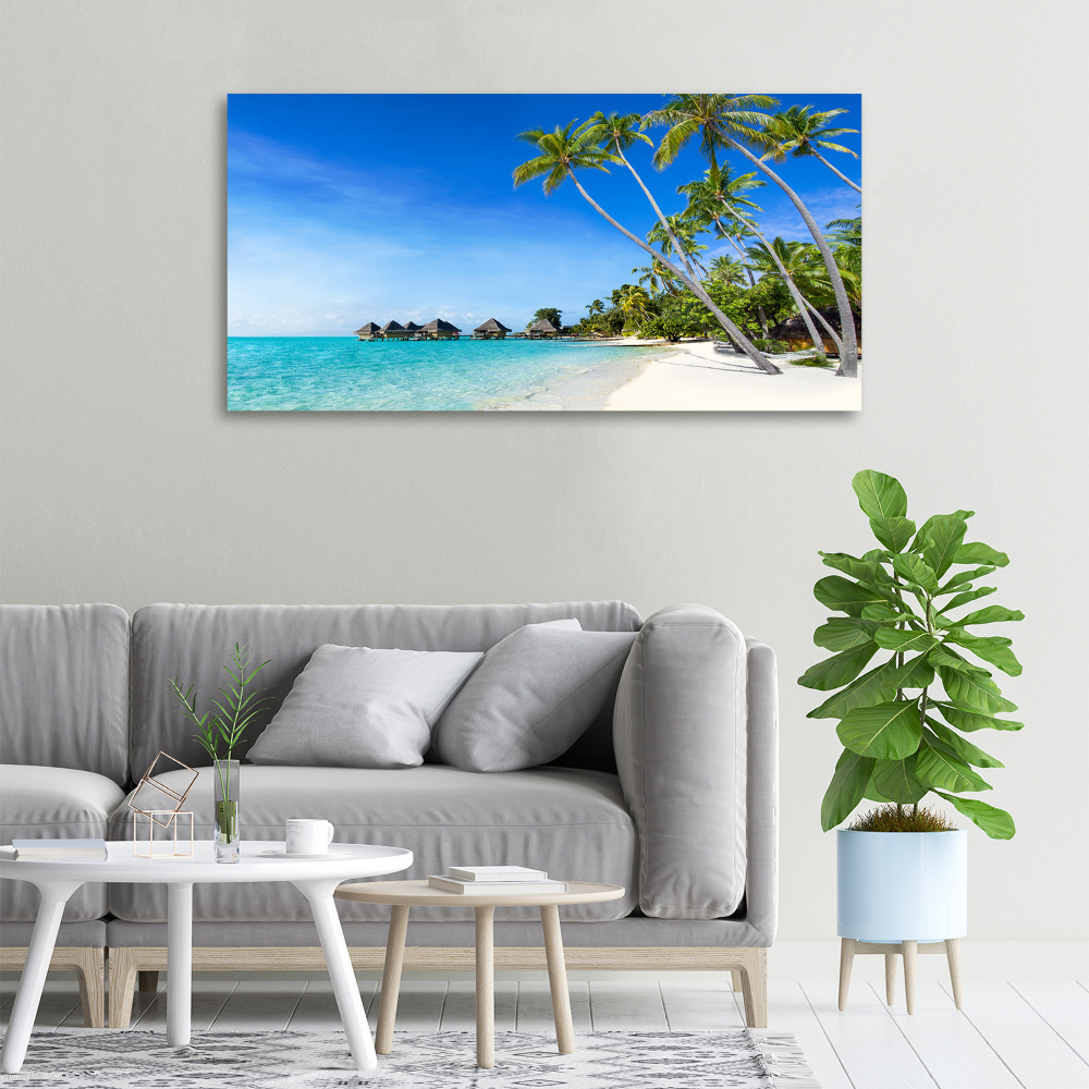 Canvas wall art Maldives