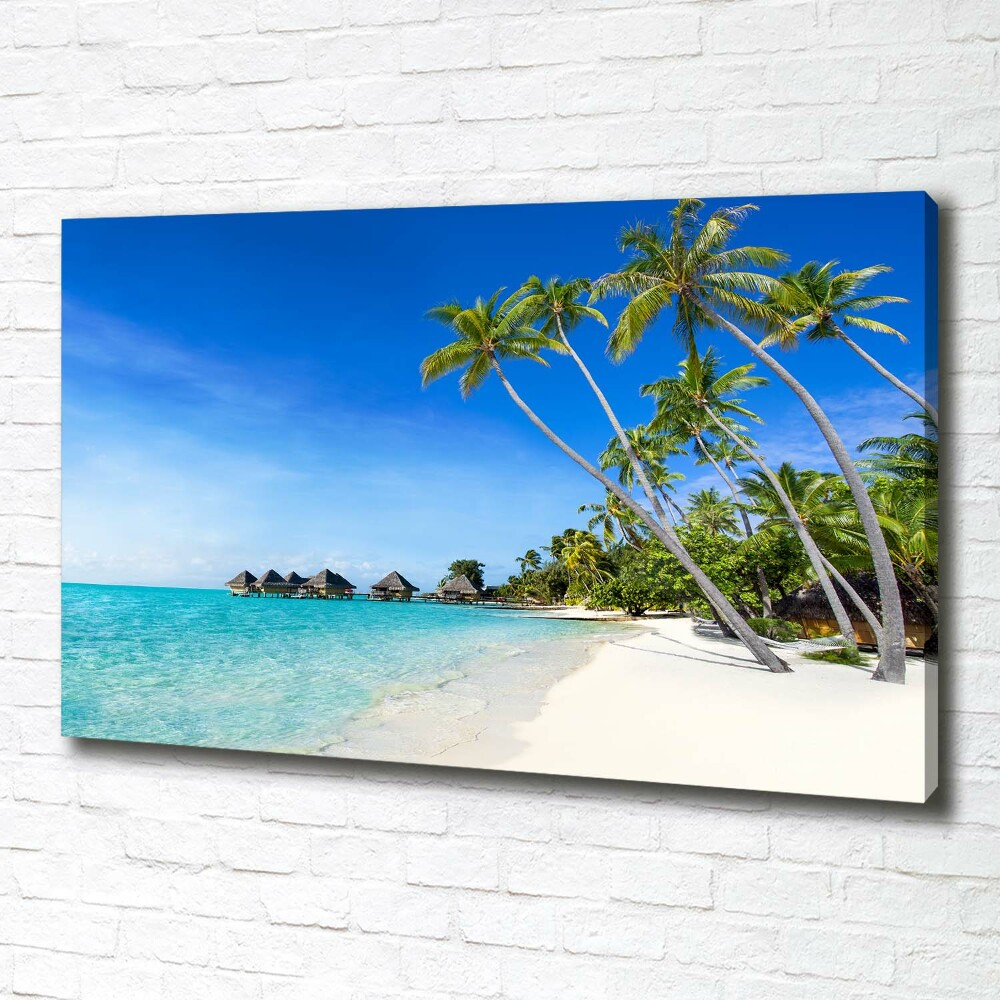 Canvas wall art Maldives