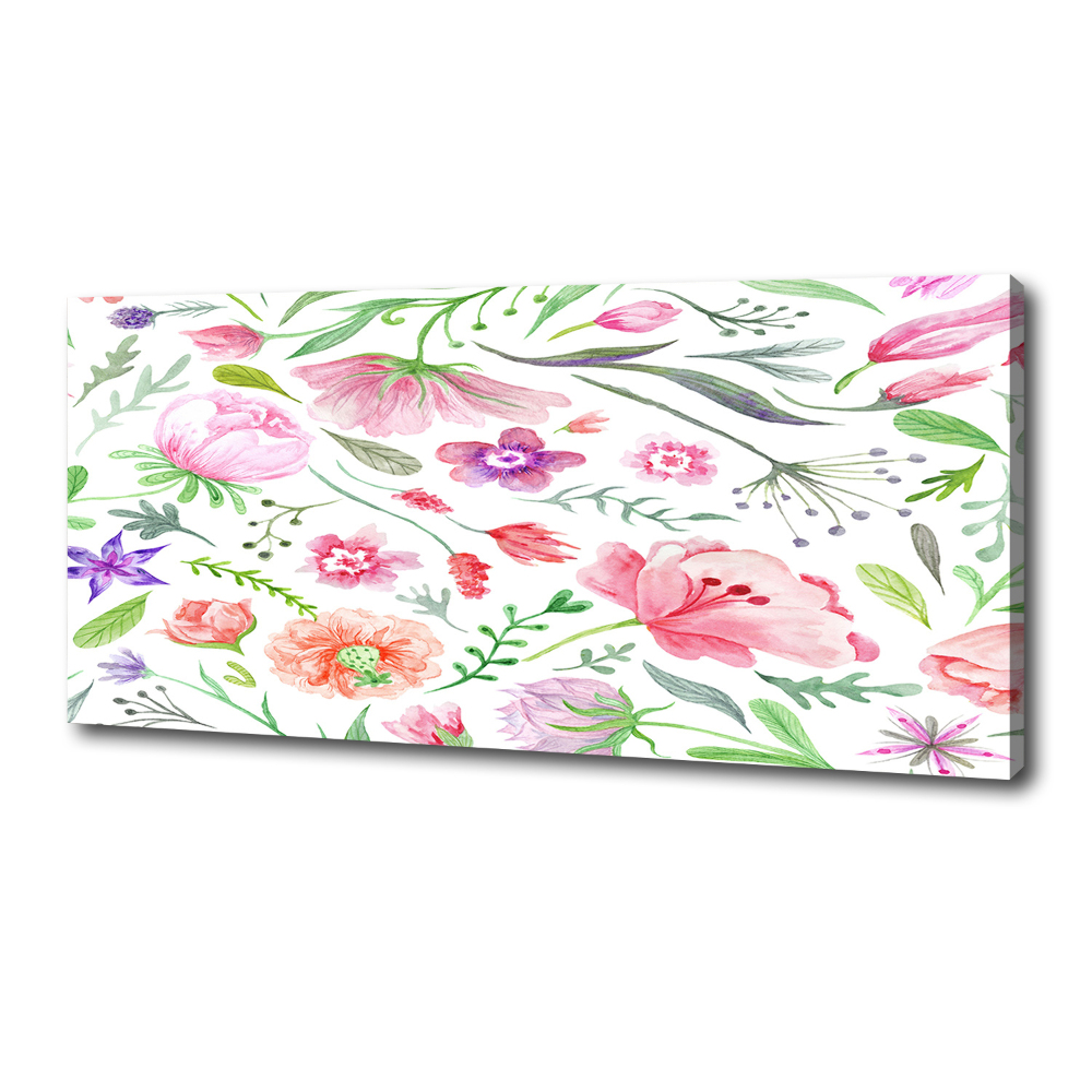 Canvas wall art Floral pattern