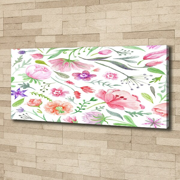 Canvas wall art Floral pattern