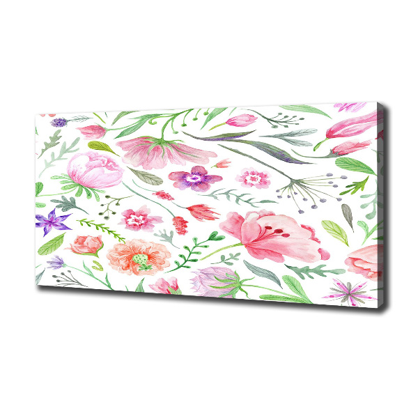 Canvas wall art Floral pattern