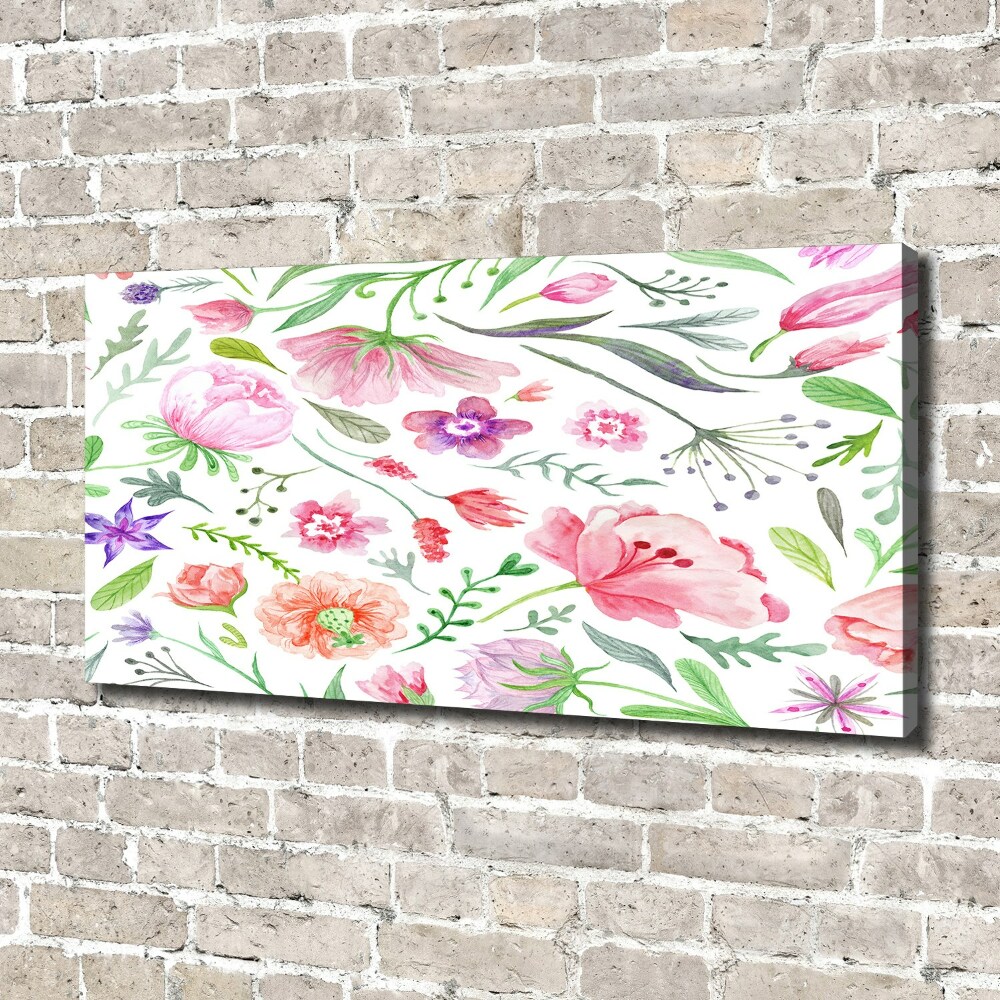 Canvas wall art Floral pattern