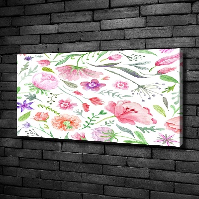 Canvas wall art Floral pattern