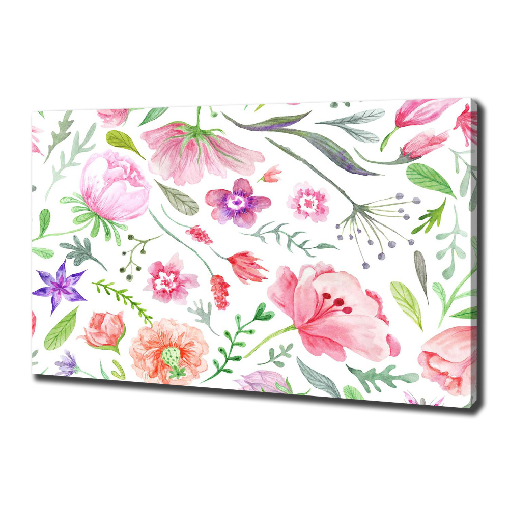 Canvas wall art Floral pattern