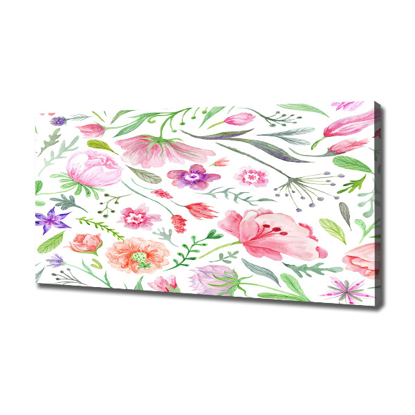 Canvas wall art Floral pattern