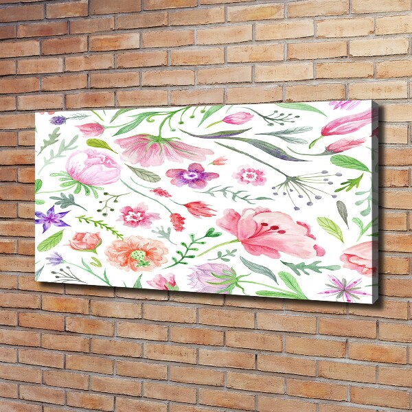 Canvas wall art Floral pattern