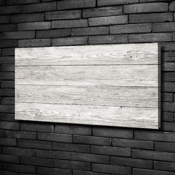 Canvas wall art Wooden background