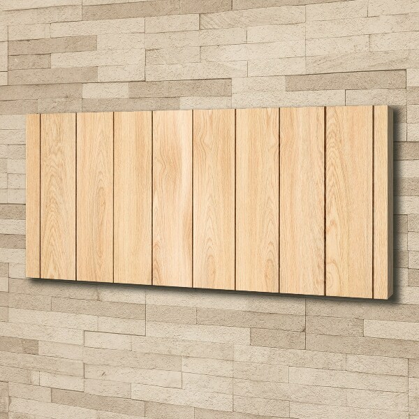 Canvas wall art Wooden background