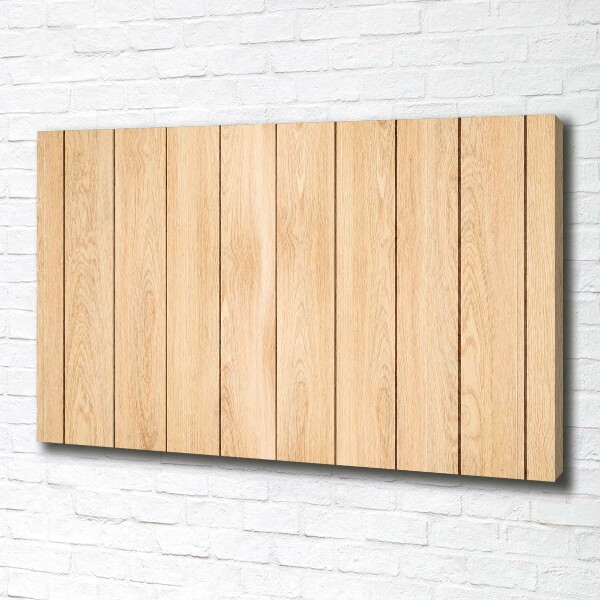 Canvas wall art Wooden background