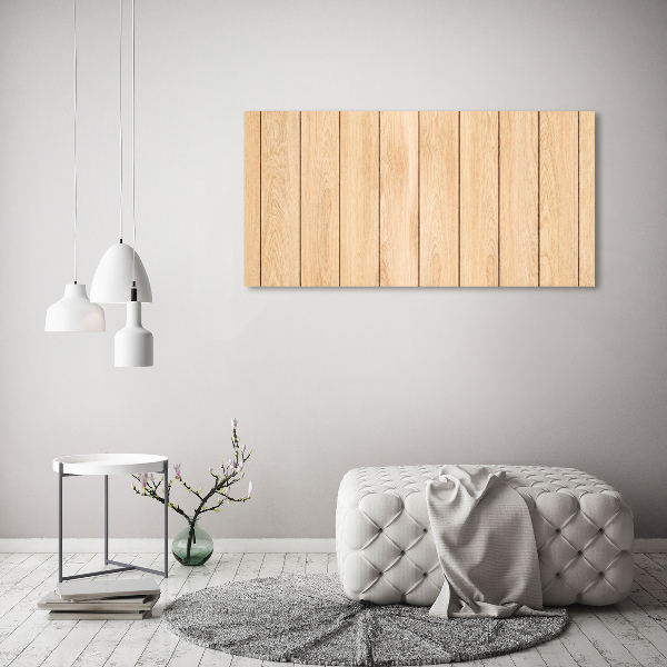 Canvas wall art Wooden background