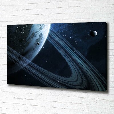 Canvas wall art Planet