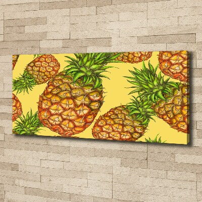 Canvas wall art Pineapple