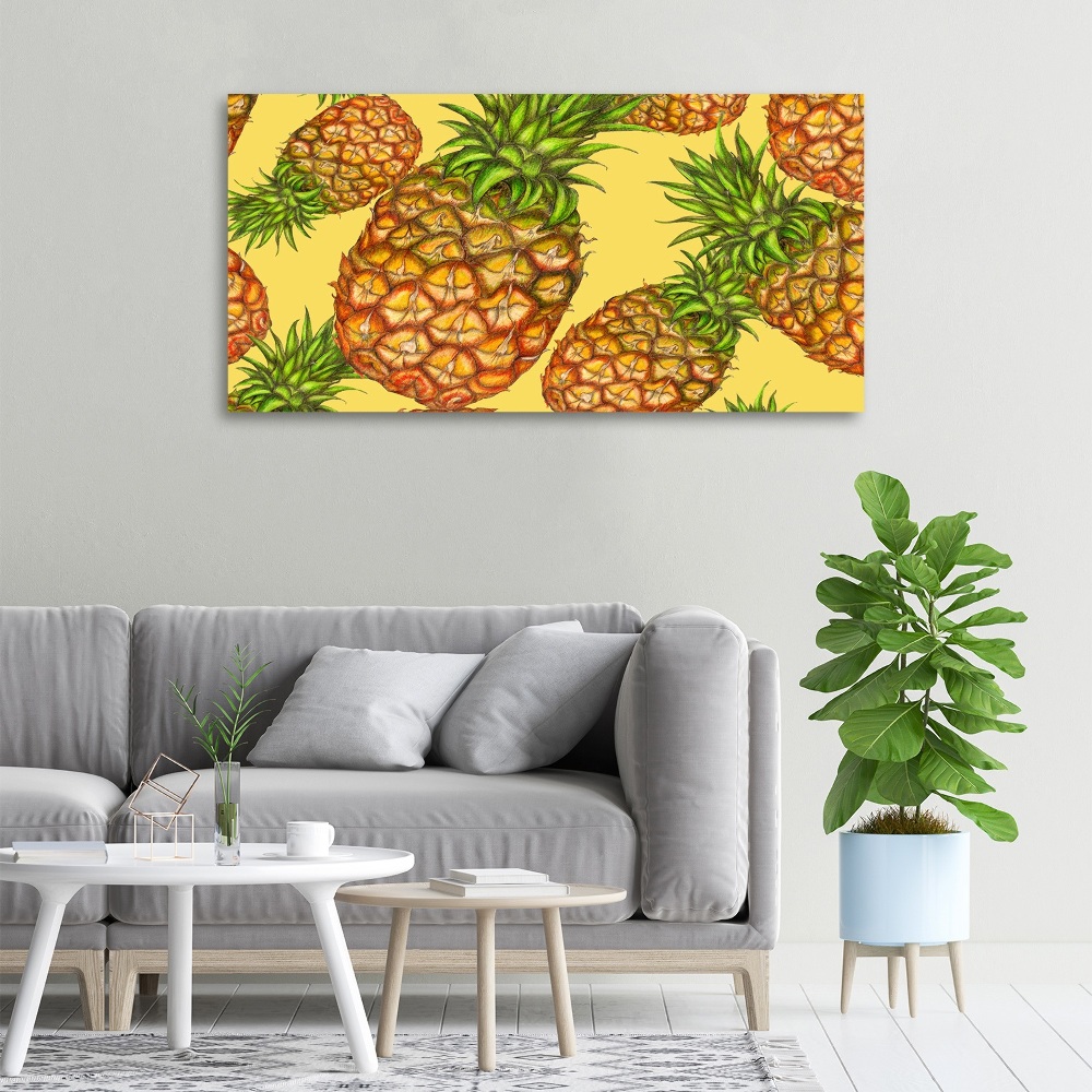 Canvas wall art Pineapple