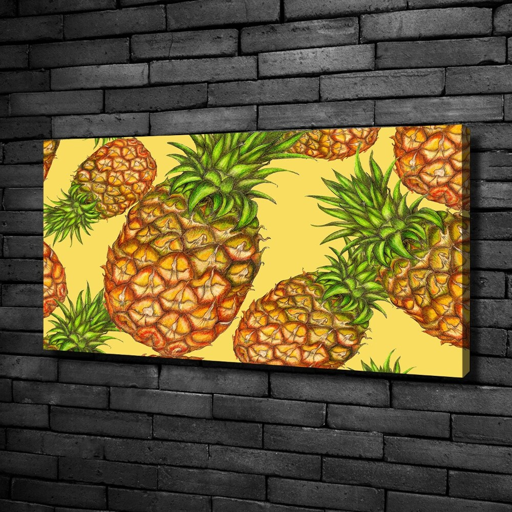 Canvas wall art Pineapple