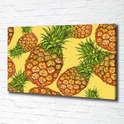 Canvas wall art Pineapple