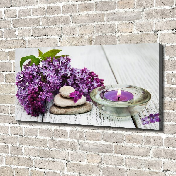 Canvas wall art Without Zen stones and stones