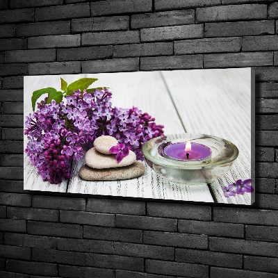 Canvas wall art Without Zen stones and stones