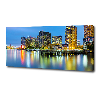 Canvas wall art New York at night