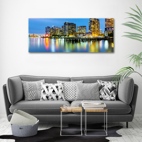 Canvas wall art New York at night