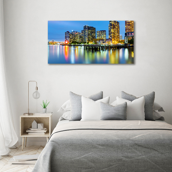 Canvas wall art New York at night