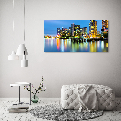 Canvas wall art New York at night