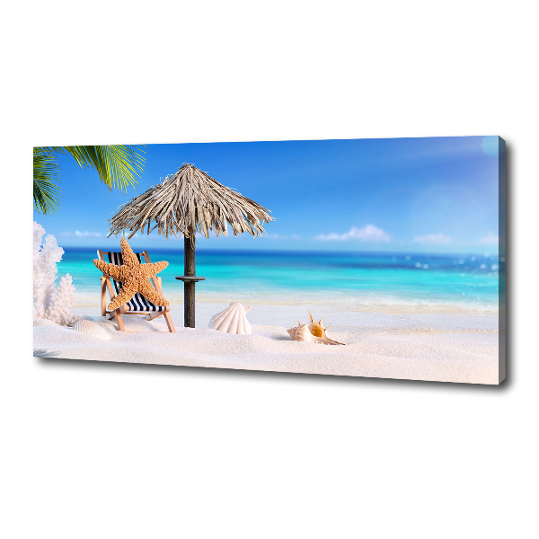 Canvas wall art Holidays on the beach