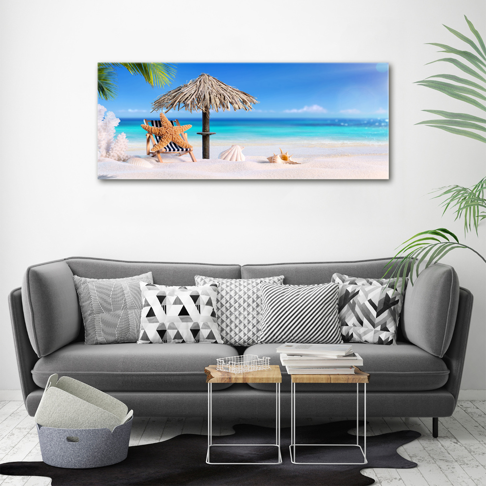 Canvas wall art Holidays on the beach