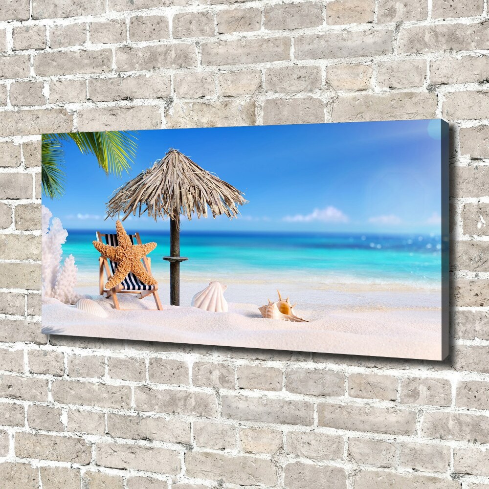 Canvas wall art Holidays on the beach