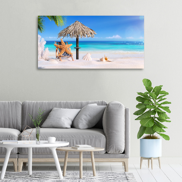 Canvas wall art Holidays on the beach