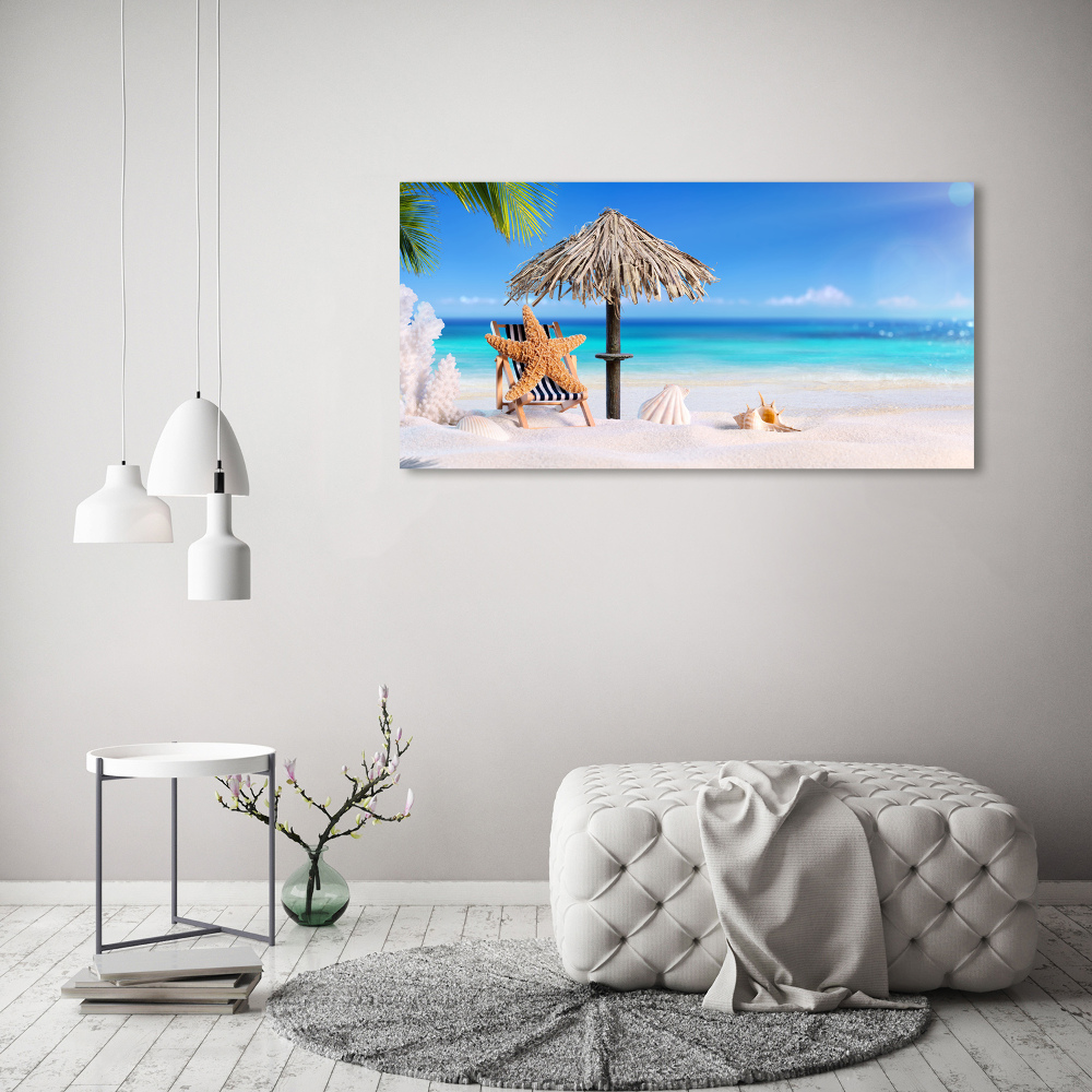 Canvas wall art Holidays on the beach