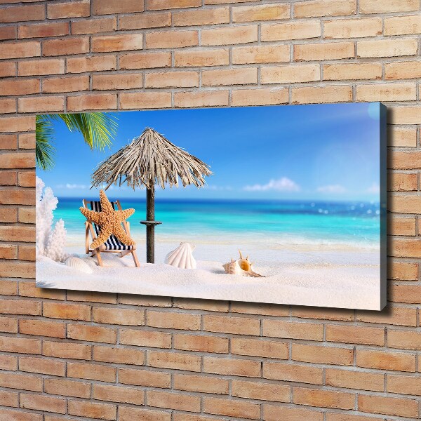 Canvas wall art Holidays on the beach