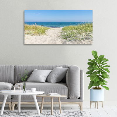 Canvas wall art Coastal dunes