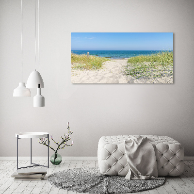 Canvas wall art Coastal dunes