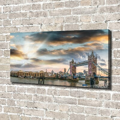 Canvas wall art Tower Bridge London