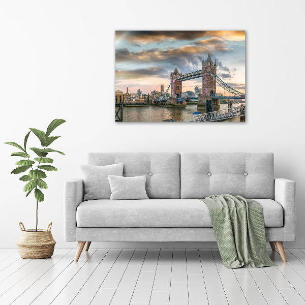 Canvas wall art Tower Bridge London