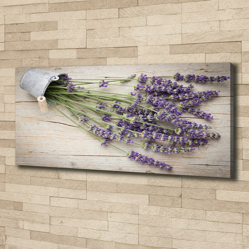 Canvas wall art Lavender in a pot