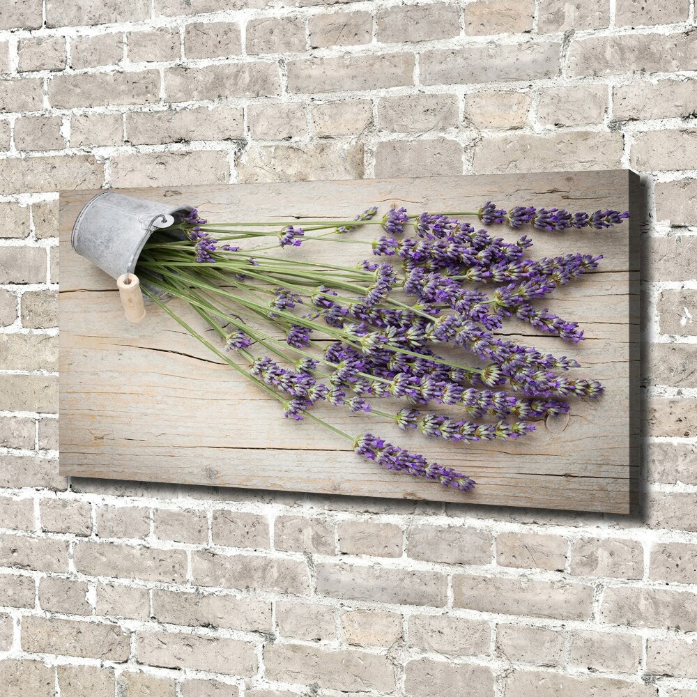 Canvas wall art Lavender in a pot