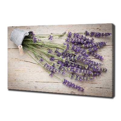 Canvas wall art Lavender in a pot