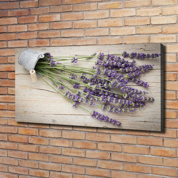 Canvas wall art Lavender in a pot