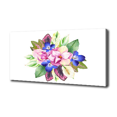 Canvas wall art Bouquet of flowers