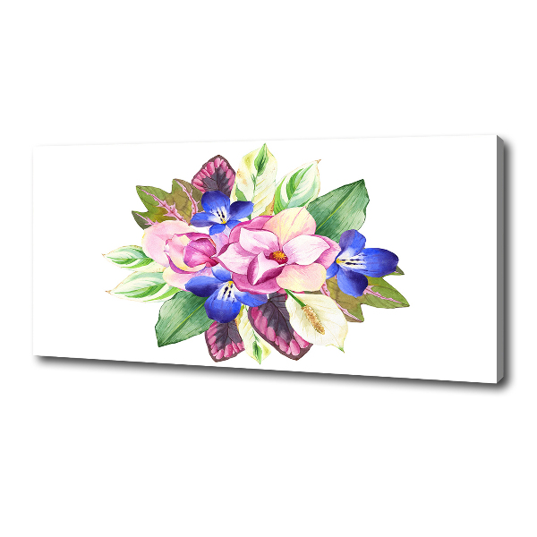 Canvas wall art Bouquet of flowers