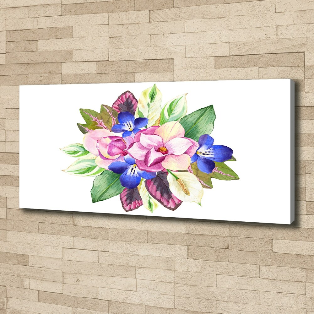 Canvas wall art Bouquet of flowers