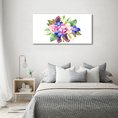 Canvas wall art Bouquet of flowers