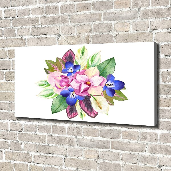 Canvas wall art Bouquet of flowers