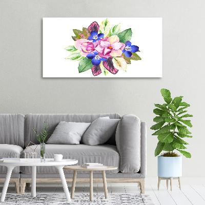 Canvas wall art Bouquet of flowers