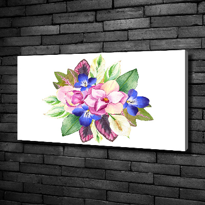 Canvas wall art Bouquet of flowers