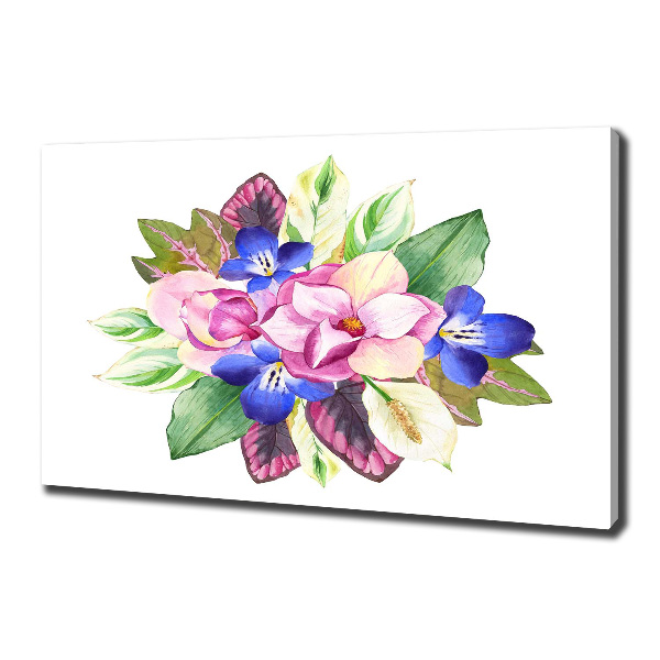 Canvas wall art Bouquet of flowers