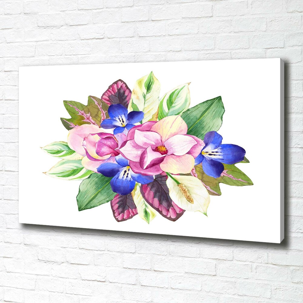 Canvas wall art Bouquet of flowers