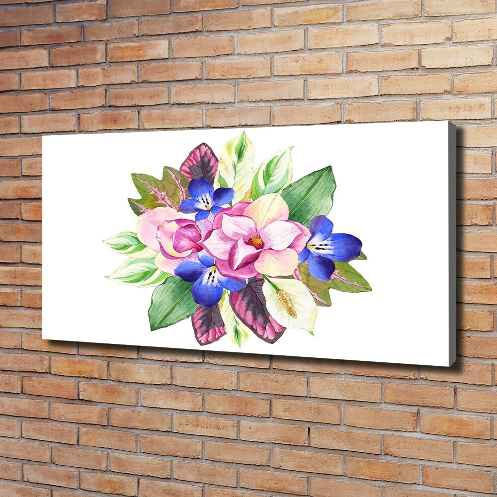 Canvas wall art Bouquet of flowers